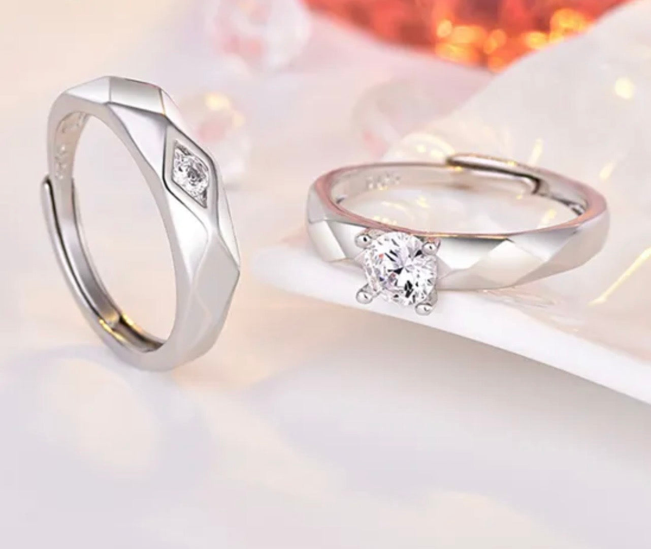 Diamant - Silver Diamond Women's Ring