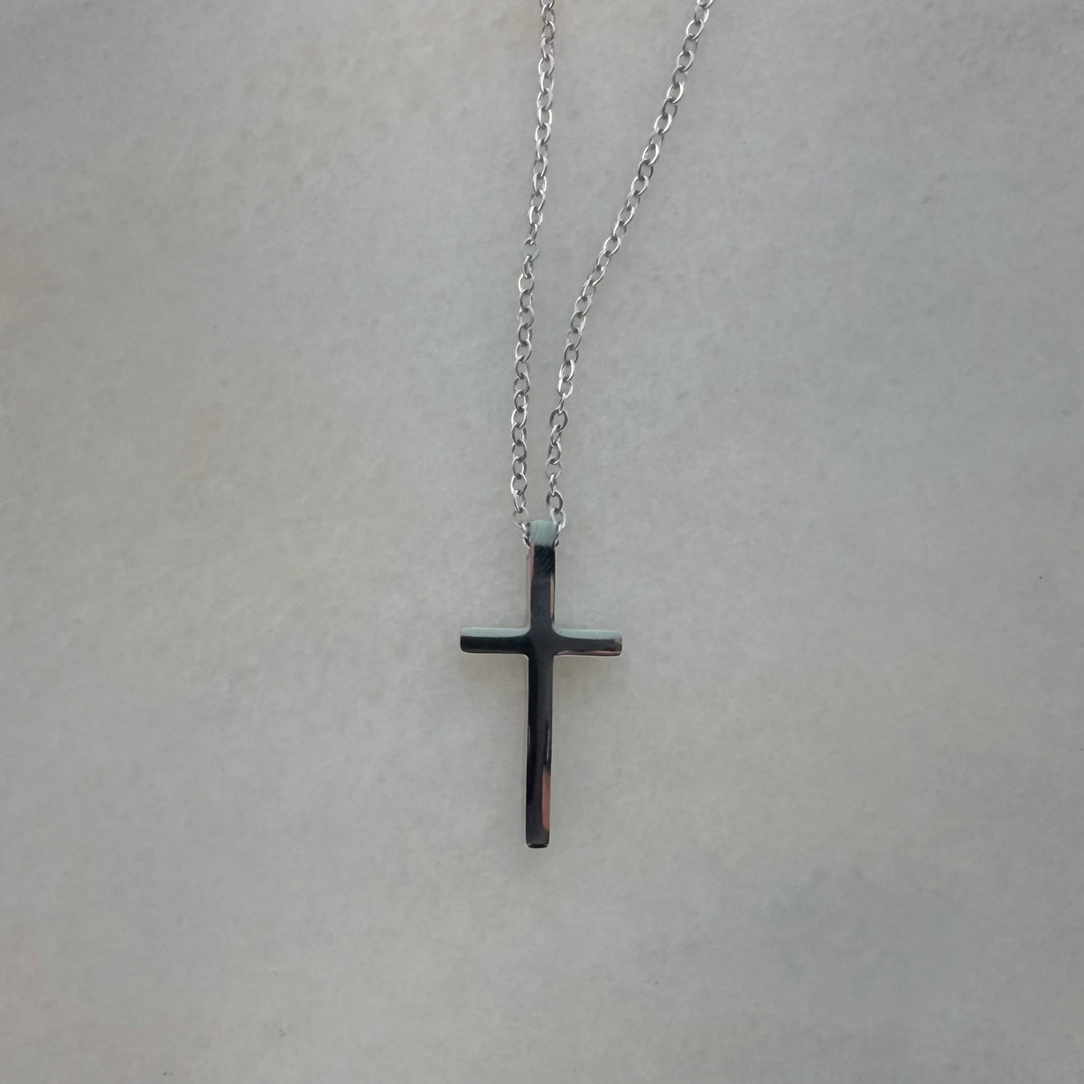 Cross Pendant Silver Necklace