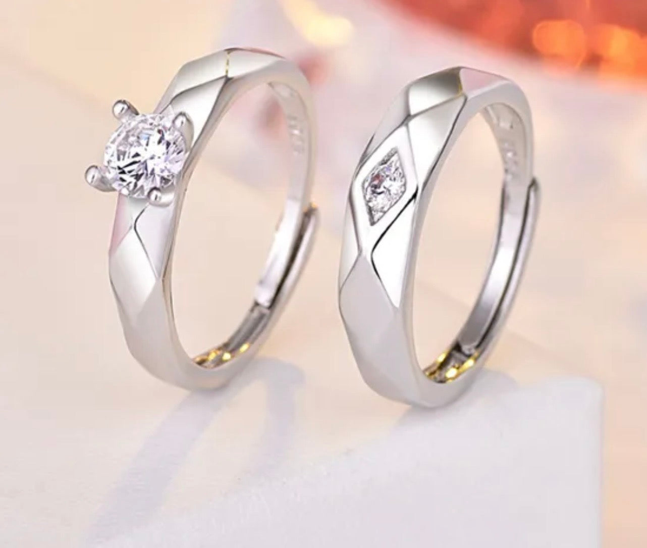 Diamant - Silver Diamond Women's Ring